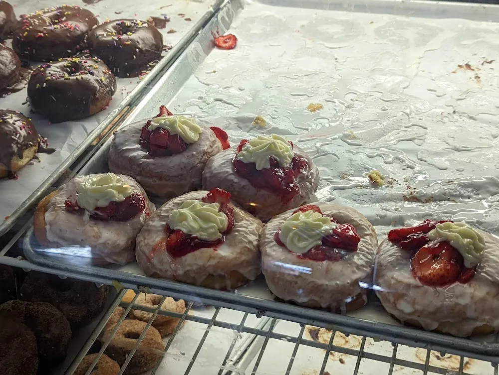 Strawberry Donuts